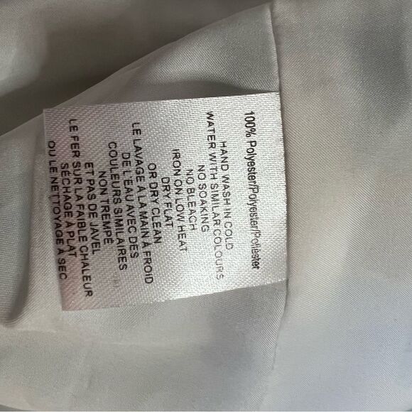 BTFL-Life Tie Dye Pleated Chiffon Dress Blue Green White NWT Size Large - Picture 12 of 13